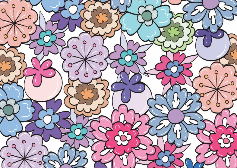 free vector Floral Pattern Vector Graphic